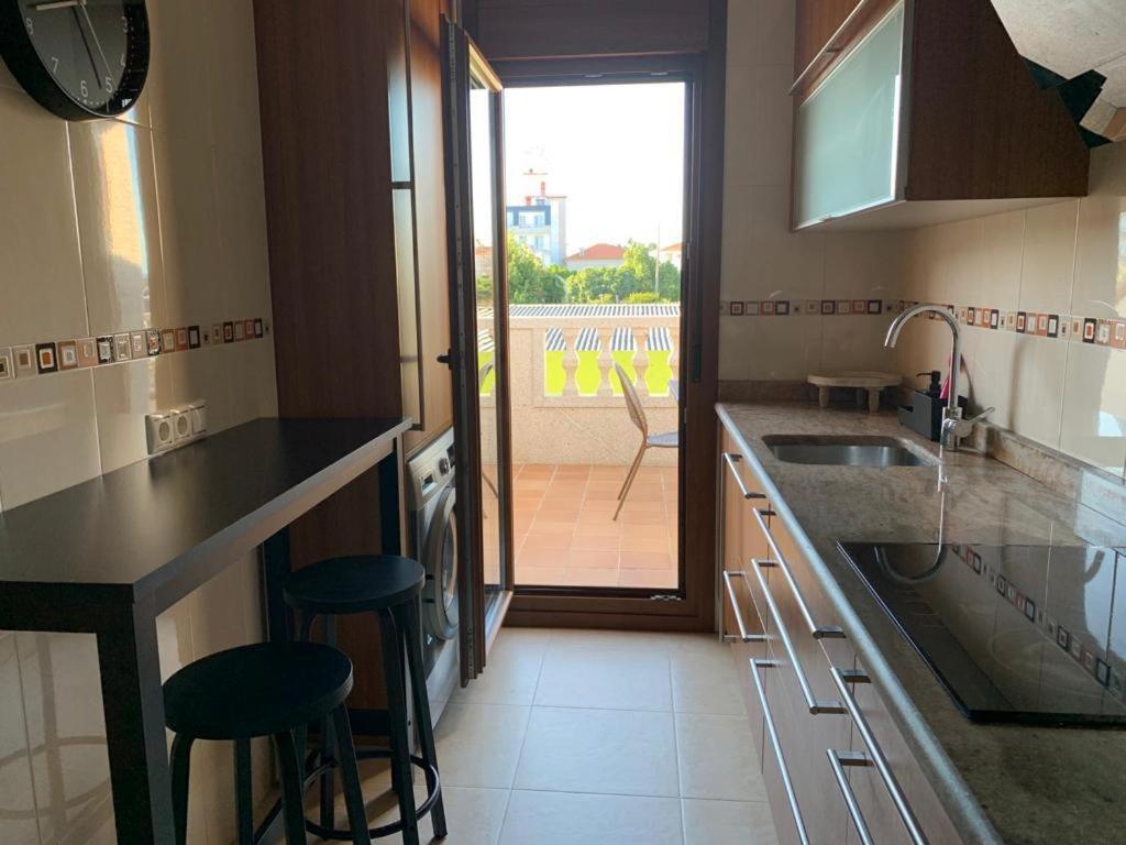 Apartamento Ático A 5 Min. De Sanxenxo Con Barbacoa Y Garaje Exterior foto