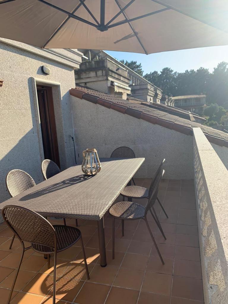 Apartamento Ático A 5 Min. De Sanxenxo Con Barbacoa Y Garaje Exterior foto