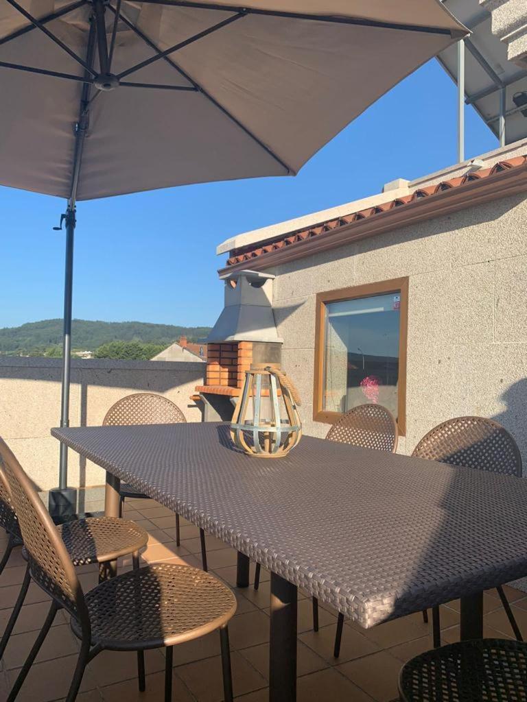 Apartamento Ático A 5 Min. De Sanxenxo Con Barbacoa Y Garaje Exterior foto