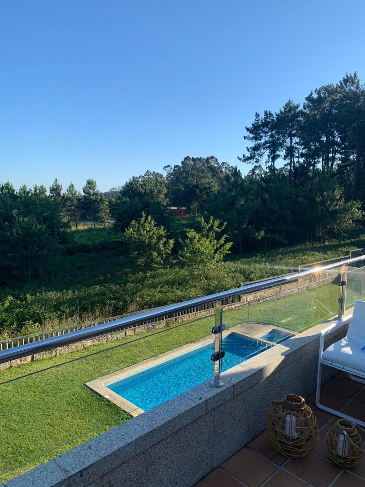Apartamento Ático A 5 Min. De Sanxenxo Con Barbacoa Y Garaje Exterior foto